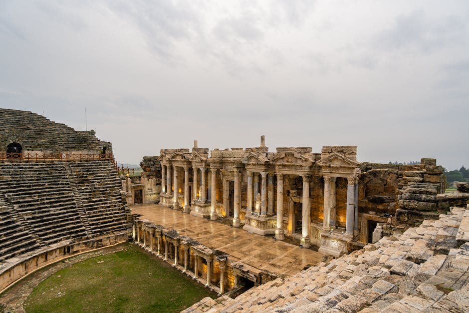 Explore the grandeur of the ancient Roman theater in Hierapolis, Turkey's historical marvel.